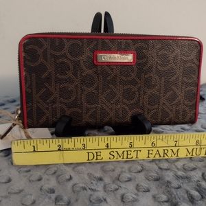Calvin Klein Red Logo Wallet